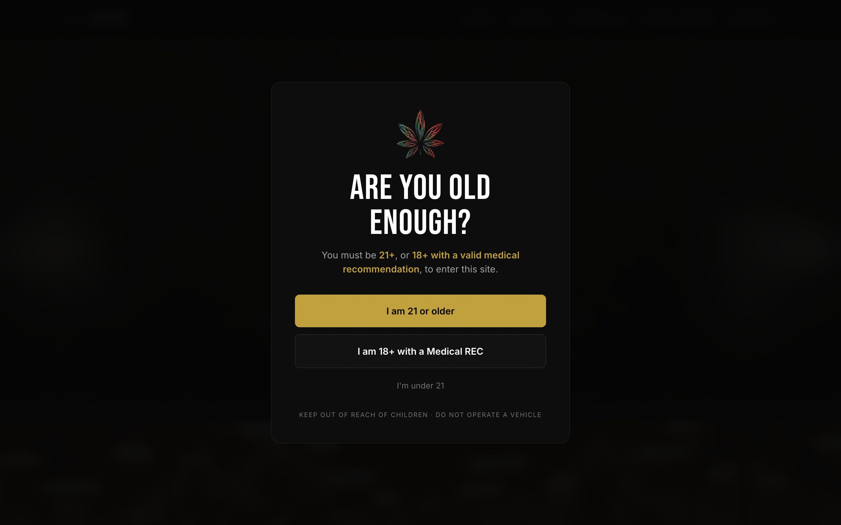 Leafire website